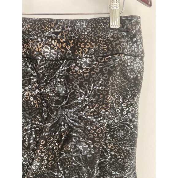 SOFT SURROUNDING PULL ON METALLIC ANIMAL FLORAL PRINT SIZE MEDIUM - Picture 3 of 5